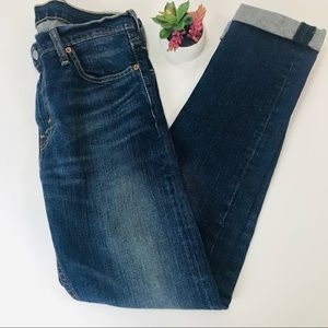 Levi’s 510.  Medium wash skinny jeans